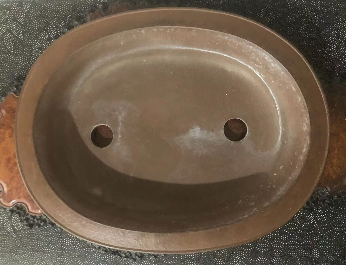 Katsushika Early Japanese Returned Bonsai Pot