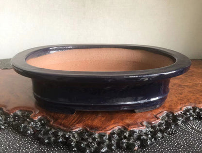 Fired in Kiln, Japanese-Style Bonsai Pot by Yamafusa