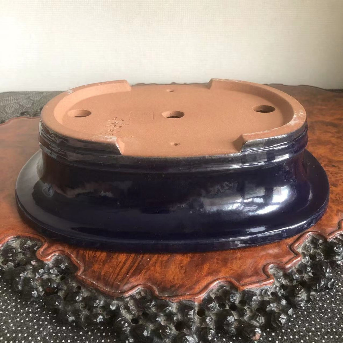 Fired in Kiln, Japanese-Style Bonsai Pot by Yamafusa
