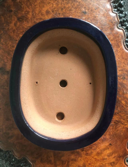 Fired in Kiln, Japanese-Style Bonsai Pot by Yamafusa