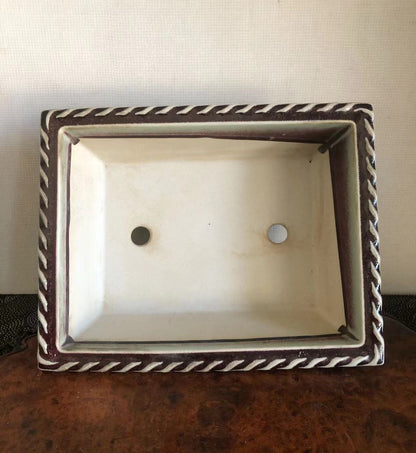Early Japanese Bonsai Pot by Shūraku