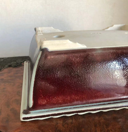 Early Japanese Bonsai Pot by Shūraku