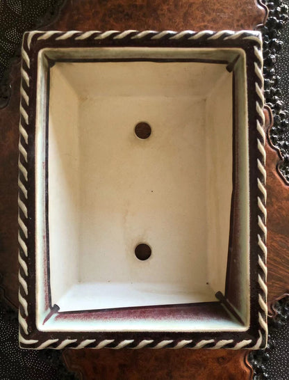 Early Japanese Bonsai Pot by Shūraku