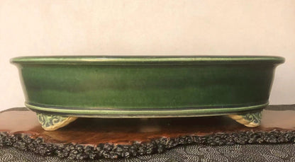 Shinzan Early Period Japanese Bonsai Pot