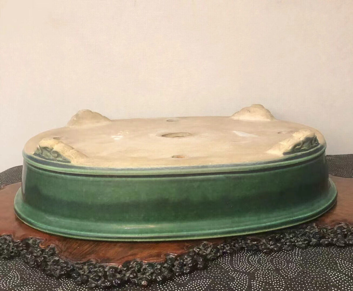 Shinzan Early Period Japanese Bonsai Pot