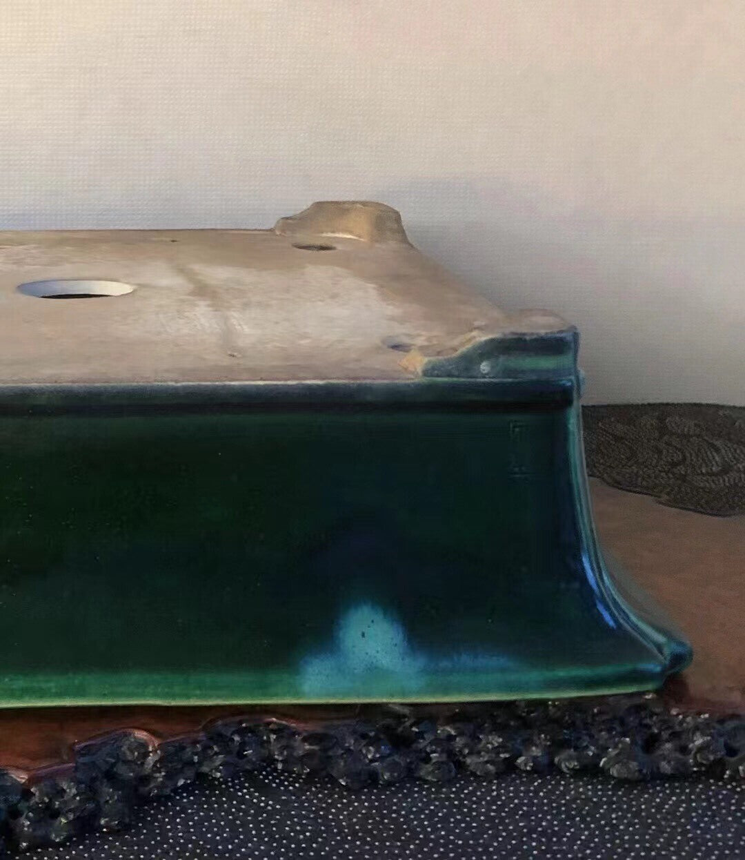 Shinzan Early Period Japanese Bonsai Pot