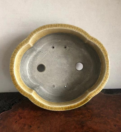 Shinzan Hand-Made Japanese Bonsai Pot