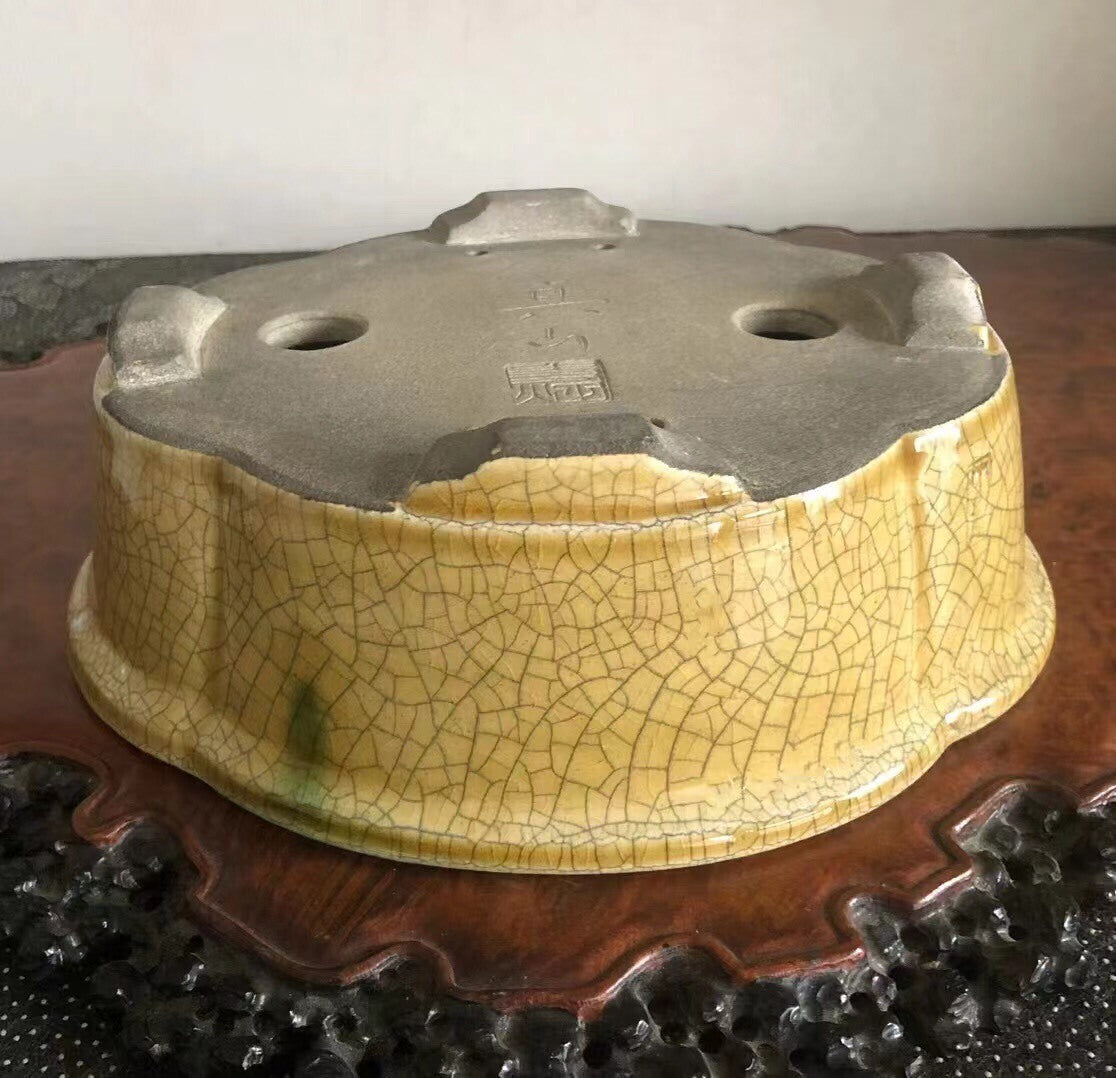 Shinzan Hand-Made Japanese Bonsai Pot