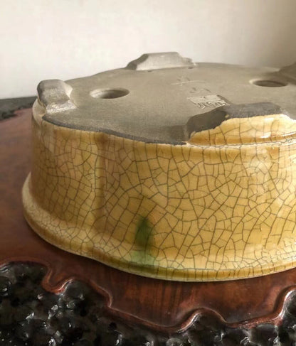 Shinzan Hand-Made Japanese Bonsai Pot