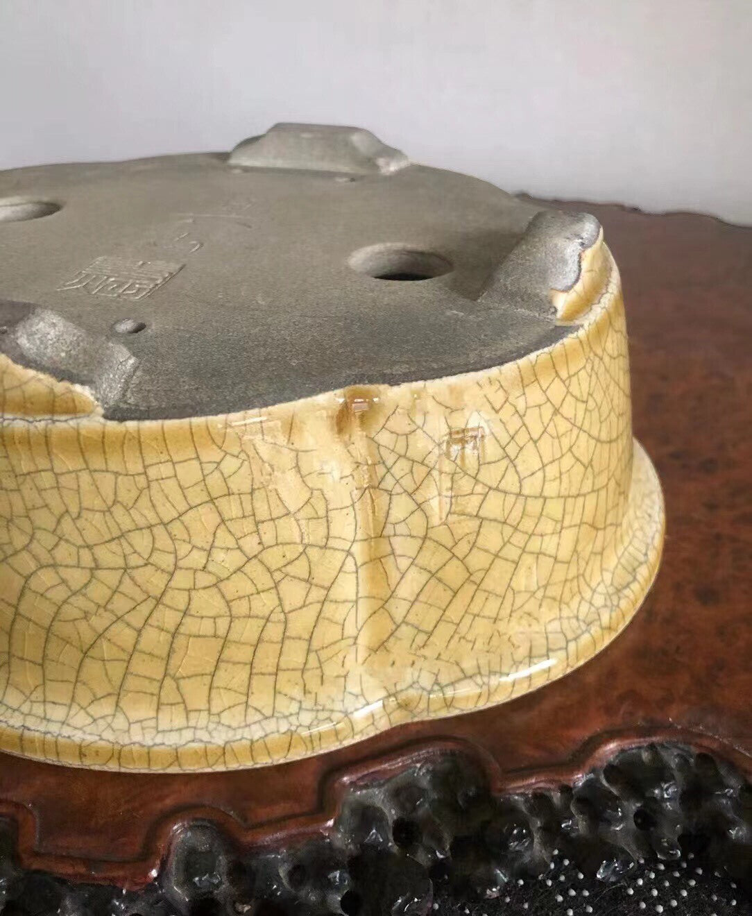 Shinzan Hand-Made Japanese Bonsai Pot