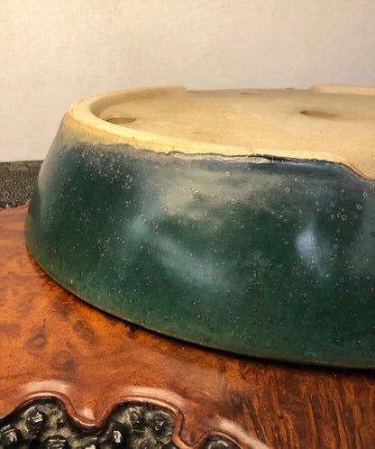 Early Period Japanese Bonsai Pot by Koyo