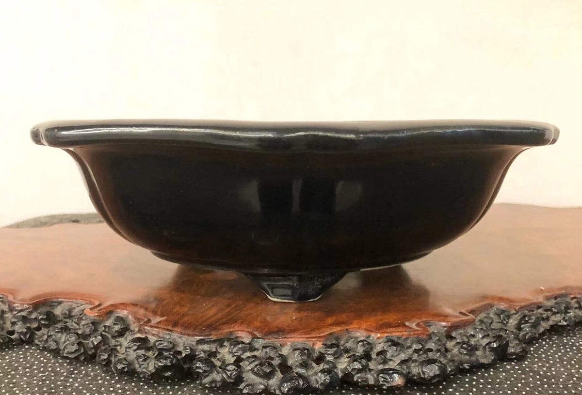 Shinzan Hand-Made Japanese Bonsai Pot