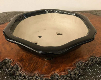 Shinzan Hand-Made Japanese Bonsai Pot