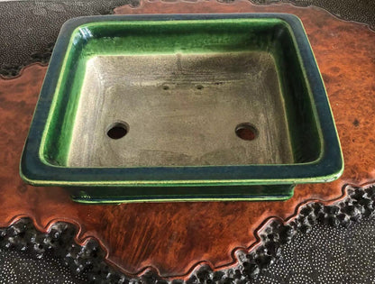 Shinzan Hand-Made Japanese Bonsai Pot