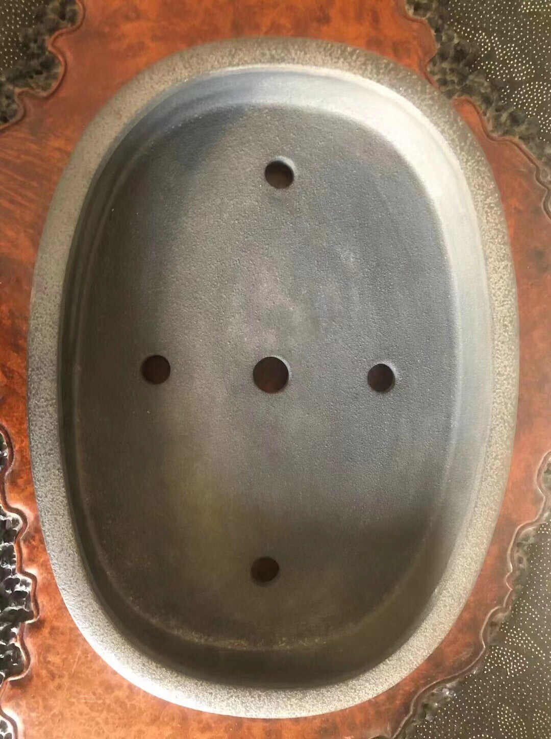 Early Period Japanese Bonsai Pot by Koyo