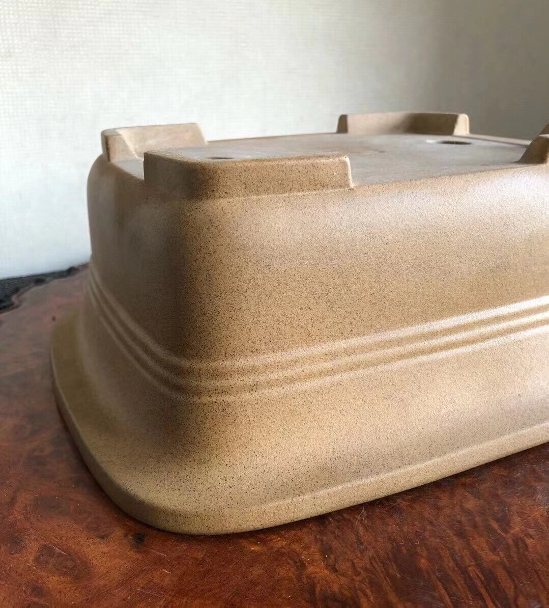 Hand-Pinched Japanese Bonsai Pot by Hōtoku