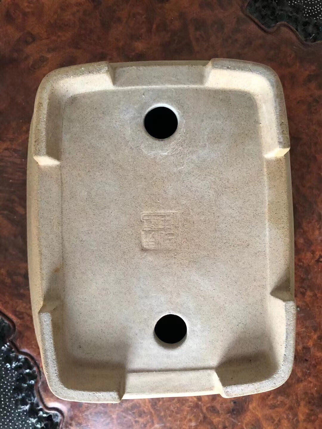 Hand-Pinched Japanese Bonsai Pot by Hōtoku