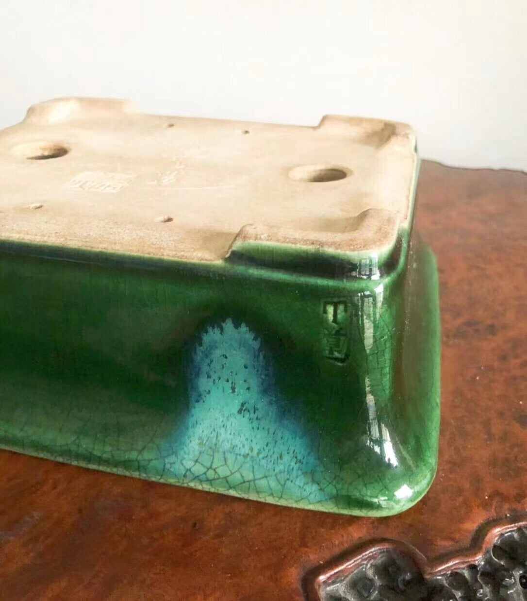 Shinzan Hand-Made Japanese Bonsai Pot