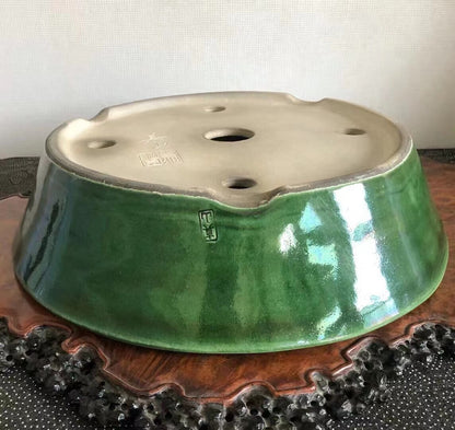 Shinzan Hand-Made Japanese Bonsai Pot