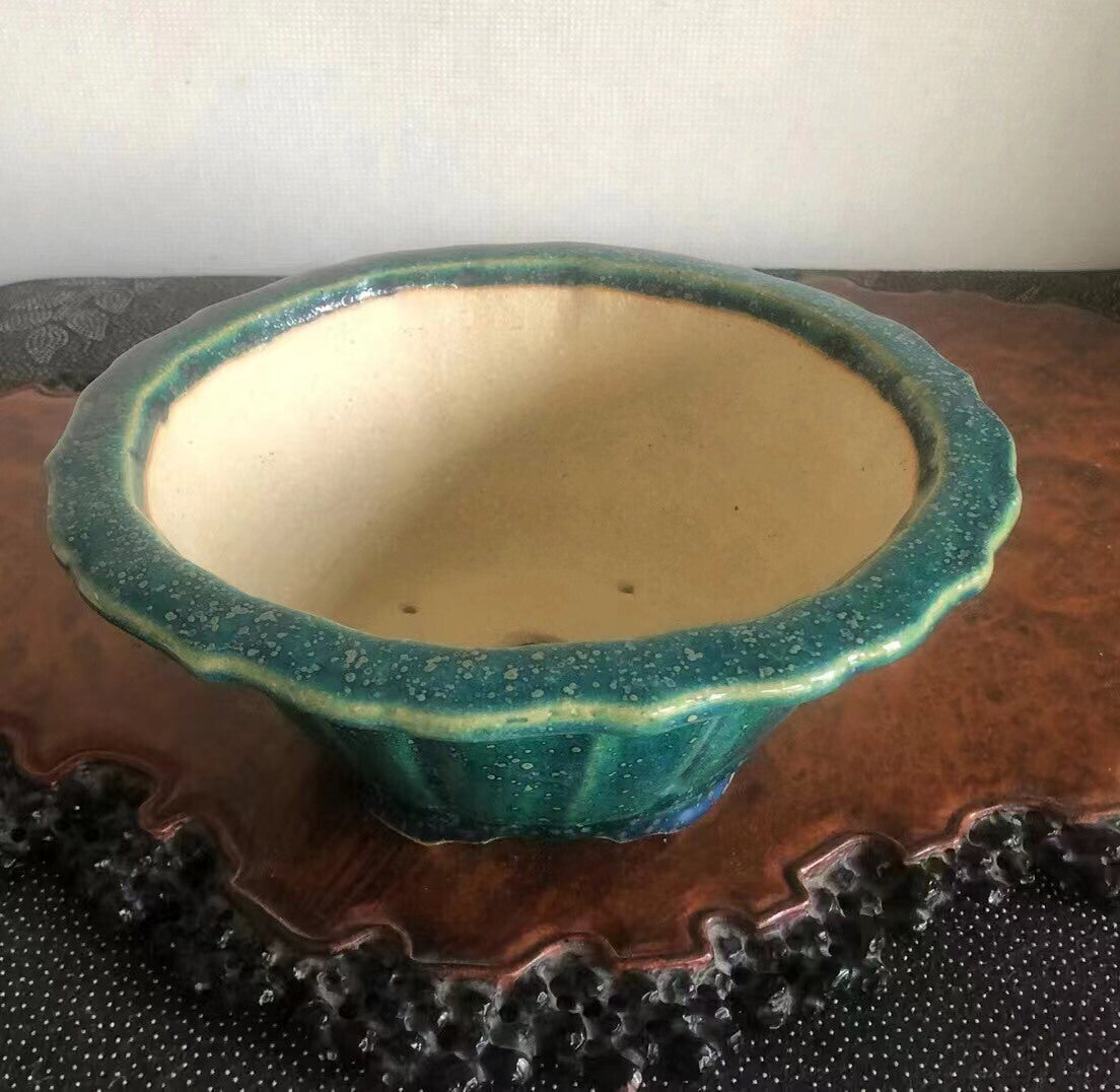 Early Period Japanese Bonsai Pot by Koyo