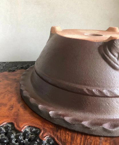 Moriyama Kiln Japanese Antique Glazed Pot