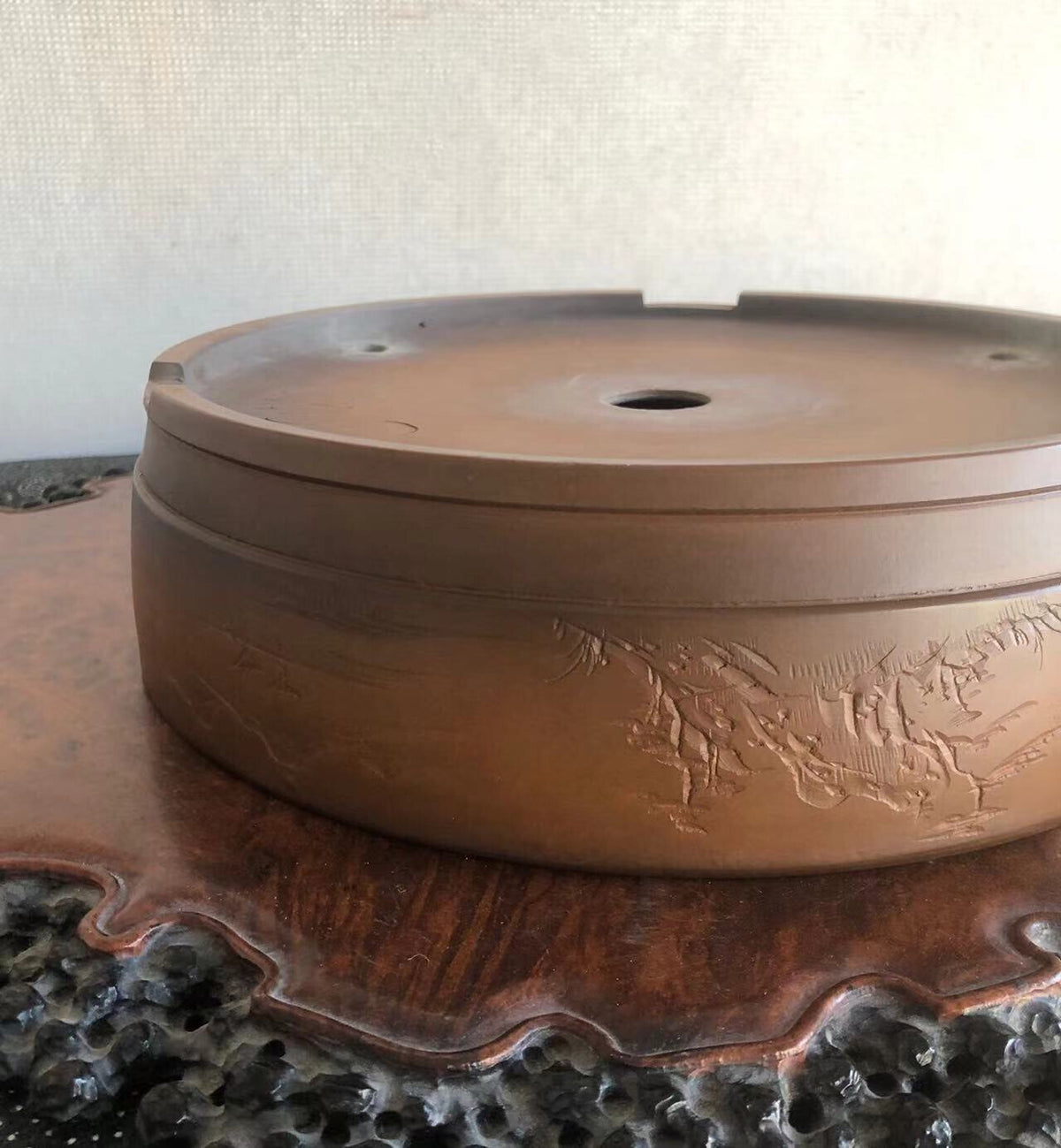 Early Japanese Bonsai Pot by Bigei