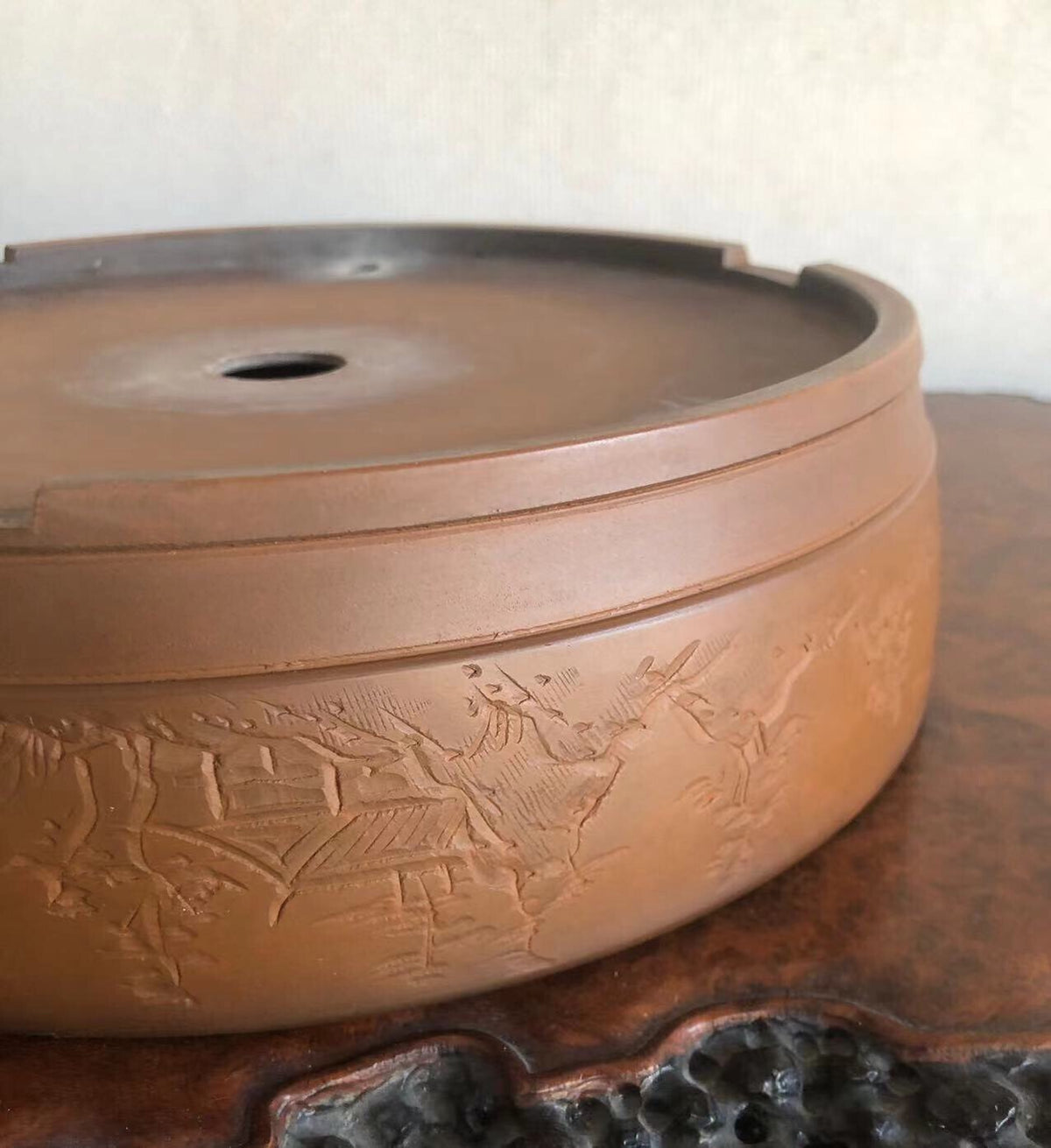 Early Japanese Bonsai Pot by Bigei