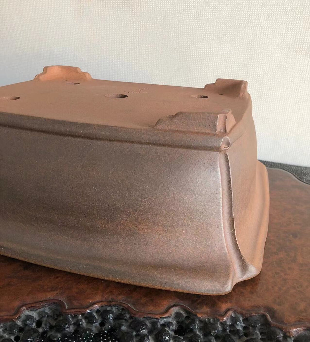 Hand-Made Japanese Bonsai Pot by Kobasaki Takashi