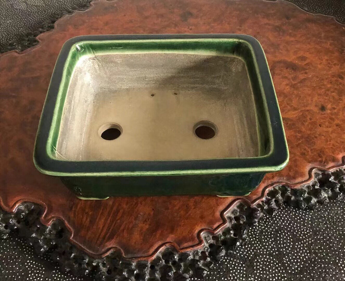 Shinzan Hand-Made Japanese Bonsai Pot