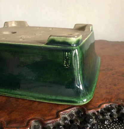 Shinzan Hand-Made Japanese Bonsai Pot