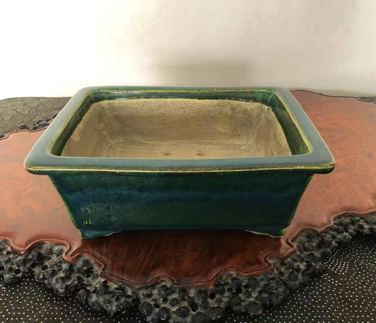 Shinzan Hand-Made Japanese Bonsai Pot