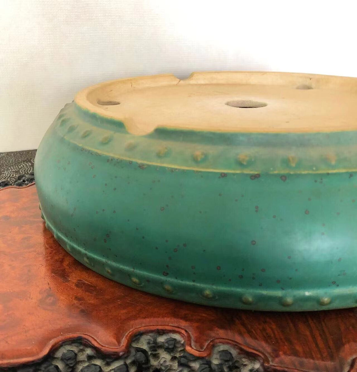 Early Period Japanese Bonsai Pot by Koyo