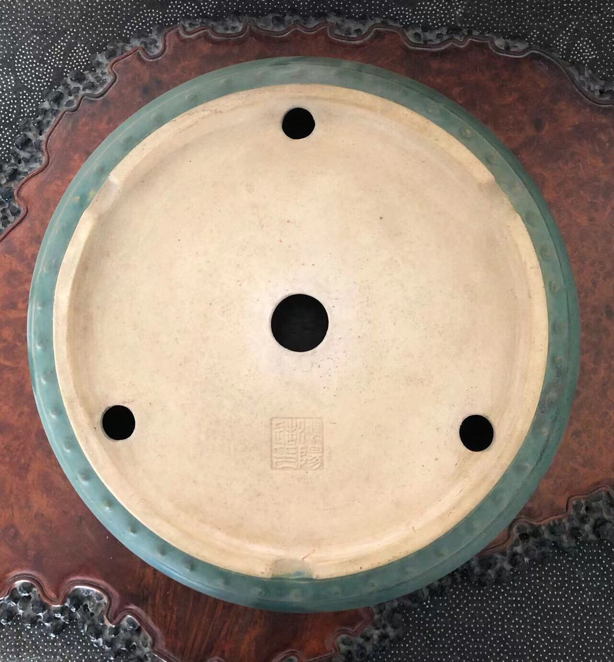Early Period Japanese Bonsai Pot by Koyo