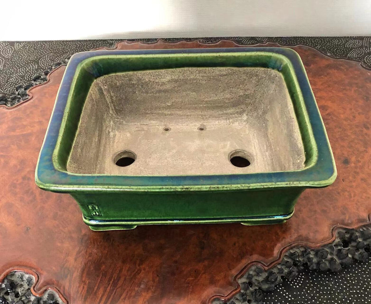 Shinzan Hand-Made Japanese Bonsai Pot