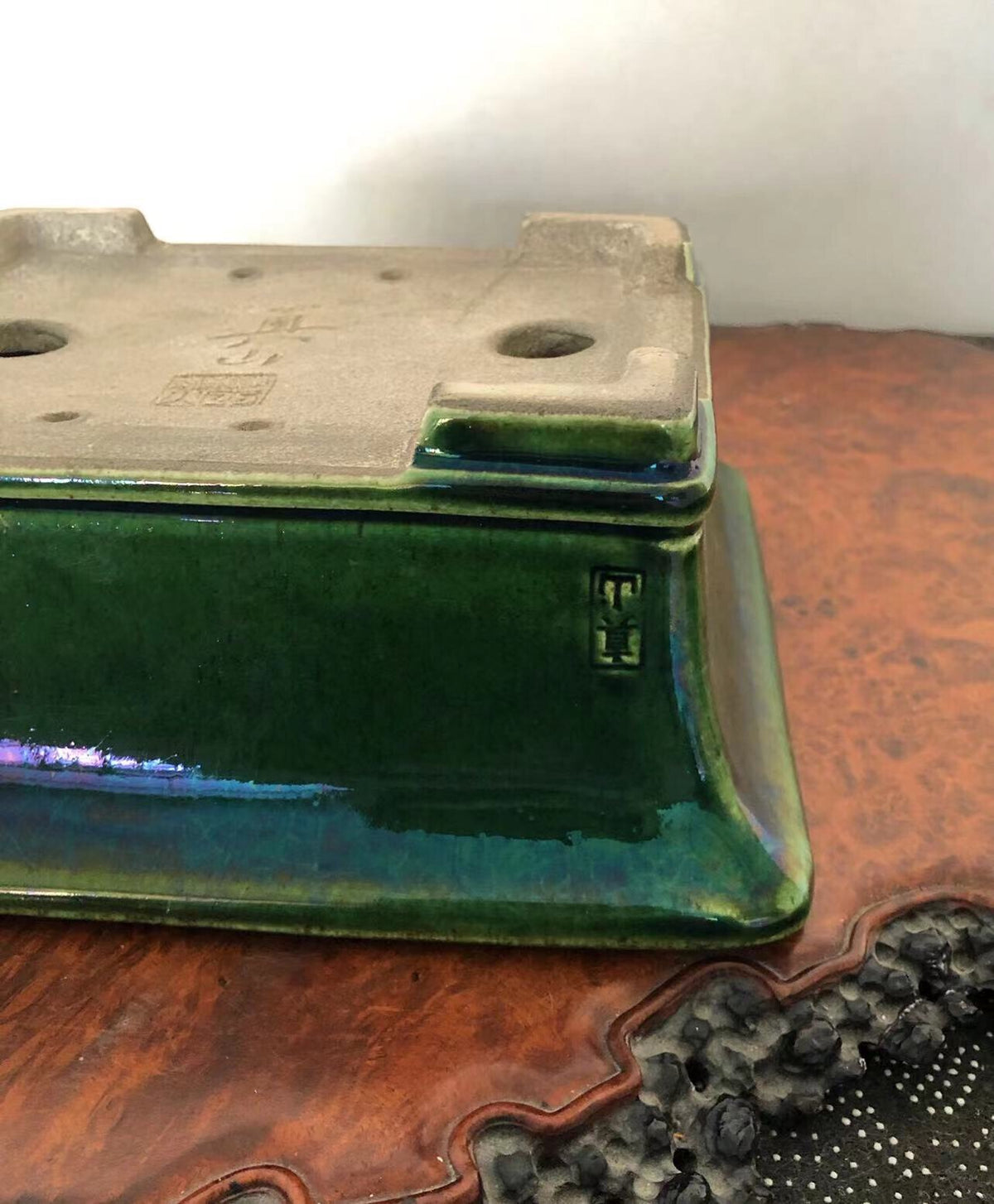 Shinzan Hand-Made Japanese Bonsai Pot