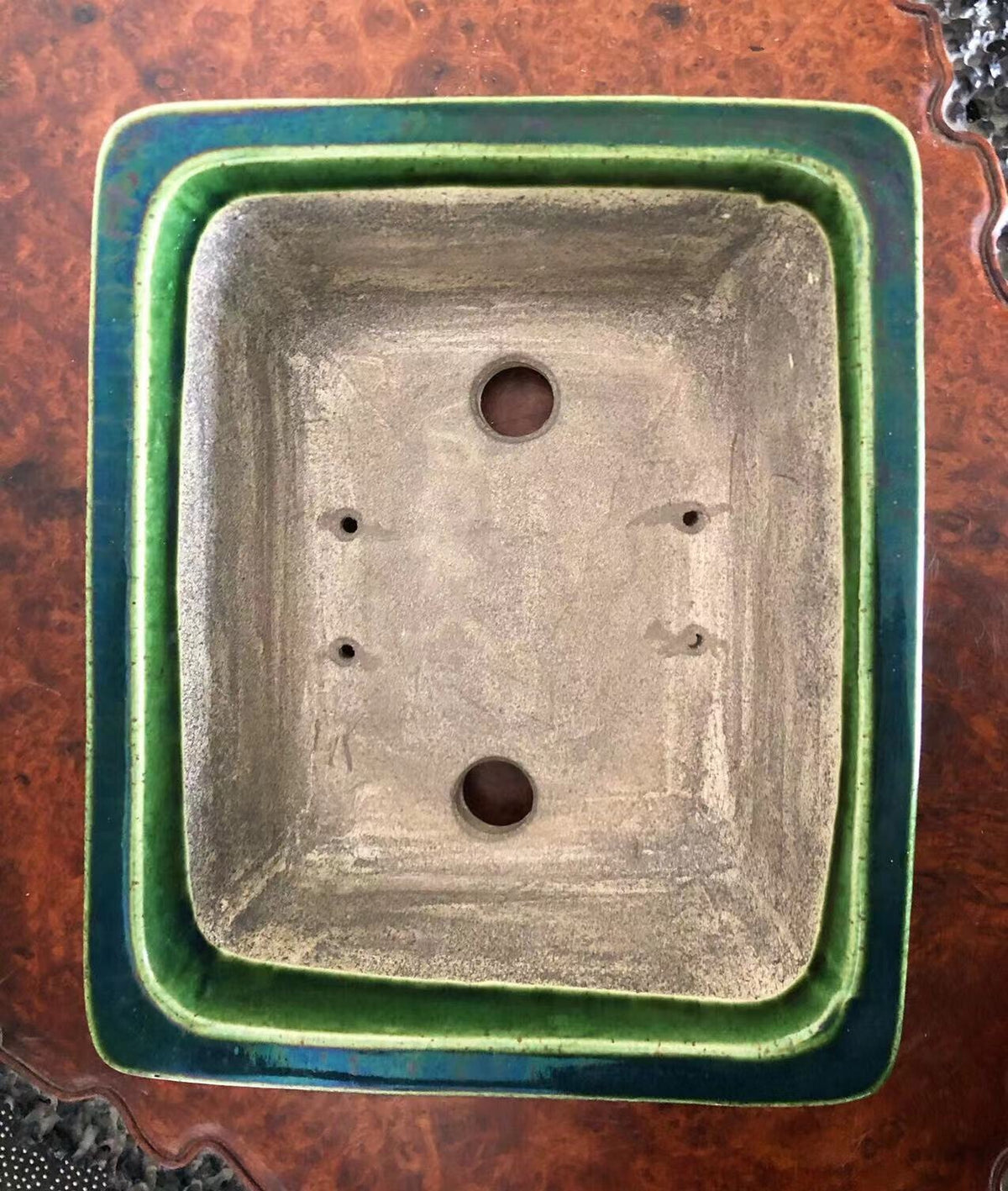 Shinzan Hand-Made Japanese Bonsai Pot