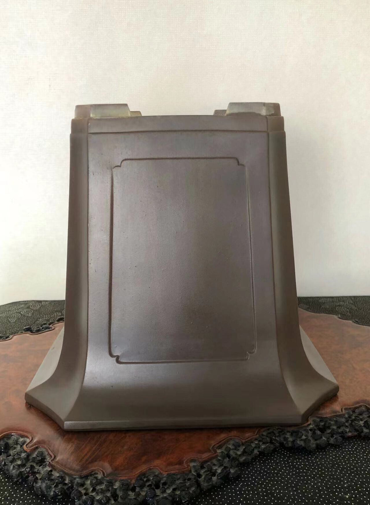 岳楼 Early Period Japanese Bonsai Pot