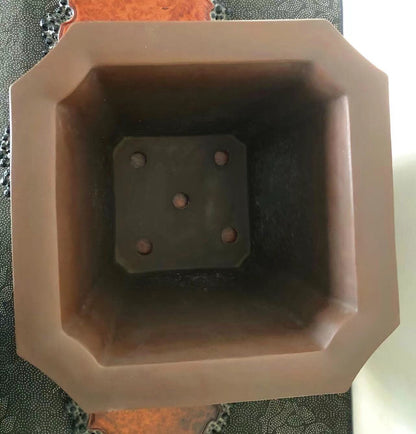 岳楼 Early Period Japanese Bonsai Pot