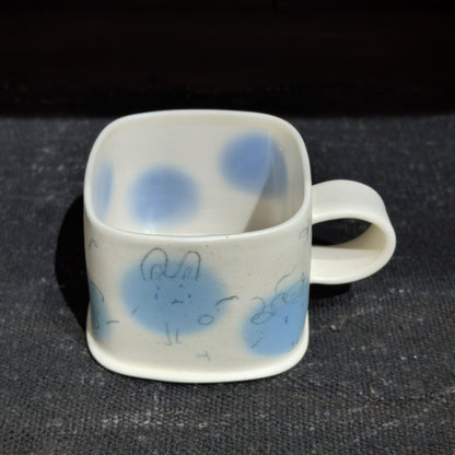 Zing pom-pom small square cup series