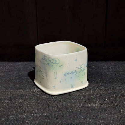 Zing pom-pom small square cup series