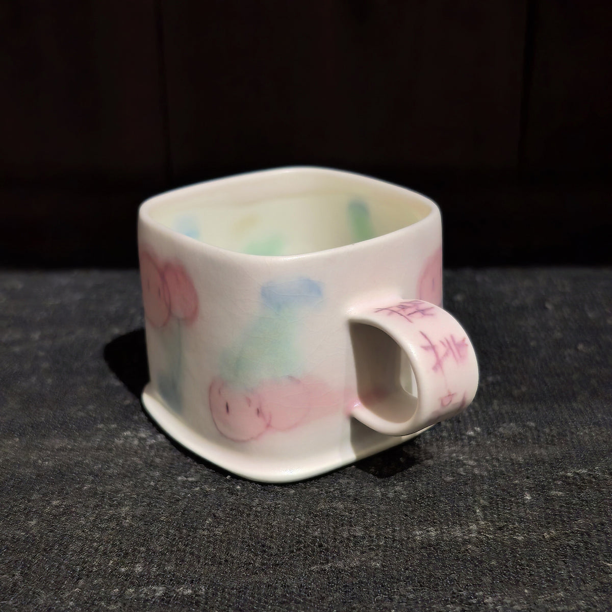 Zing pom-pom small square cup series