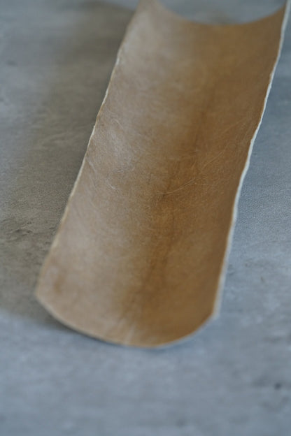 Tete washi tea scoop — 15.5 cm long, 5 cm wide, 1.8 cm high